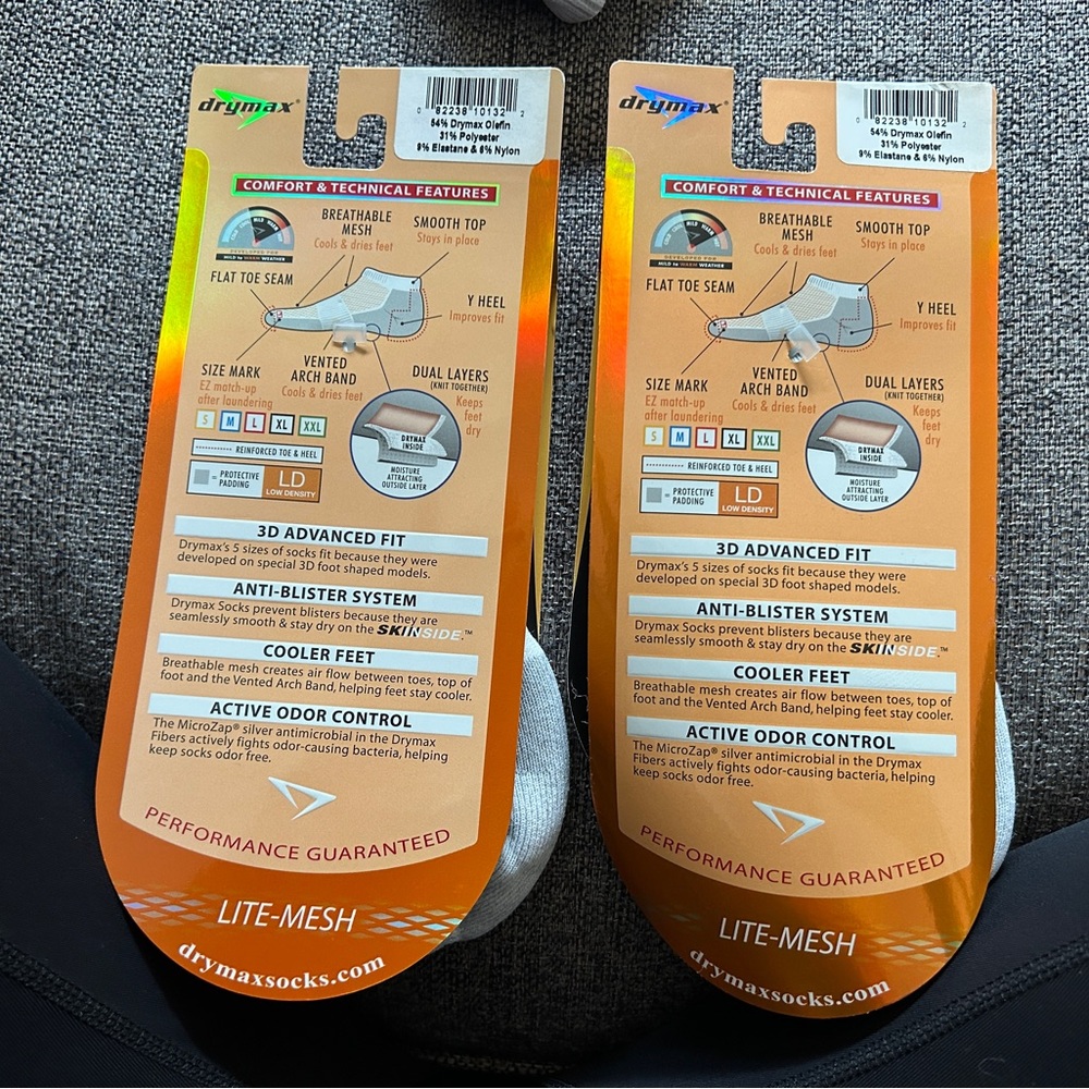 Drymax white socks - 1. Running 2. Low Brow